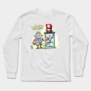 Wired Robot Long Sleeve T-Shirt